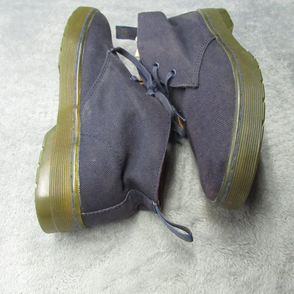 Dr Martens Shoes Unisex Mens‎ 7 Women 8 Blue Mayport Canvas Chukka Casual Dress